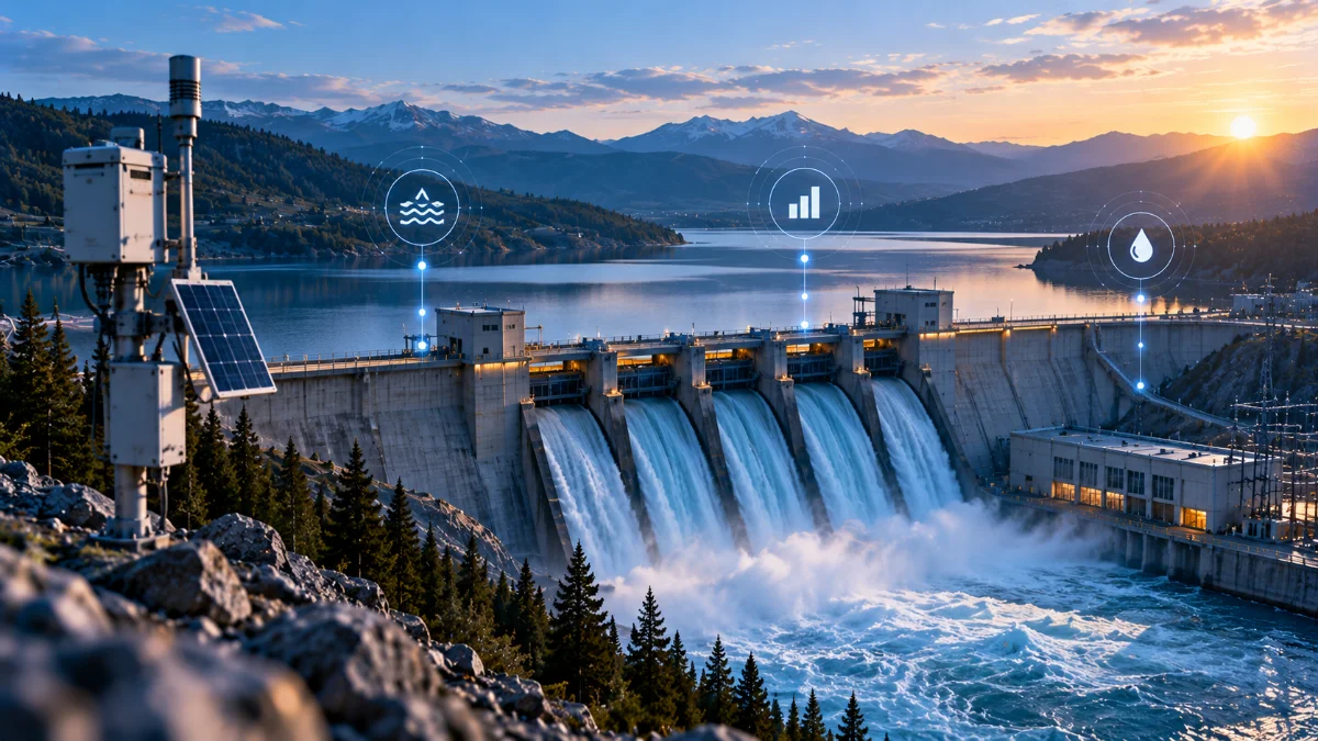 Concrete dam and spillway